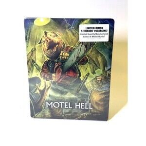 MOTEL HELL (Blu-ray, 1980) Limited Edition STEELBOOK *Scream Factory* *SEALED*